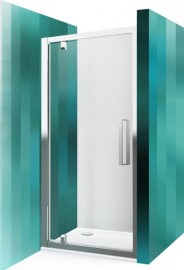 Roltechnik sprchové dveře ECDO1N 800 výplň transparent rám černý elox 562-8000000-05-02