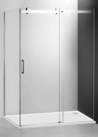 Roltechnik sprchová boční stěna AMB 800 výplň transparent rám brillant 621-8000000-00-02
