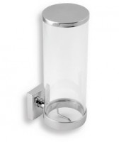 Koupelnové doplňky Novaservis NOVATORRE 12 - Zásobník na kosmetické tampóny, chrom- sklo   0272.0