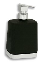 Koupelnové doplňky Novaservis NOVATORRE 4 - Dávkovač mýdla, chrom černé sklo  6450.5