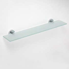 Bemeta OMEGA polička bez ohrádky 600x55x130 mm, mléčné sklo   104102042