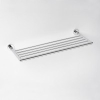 Bemeta OMEGA polička na ručníky výklopná 655x155x270 mm, chrom   104205152
