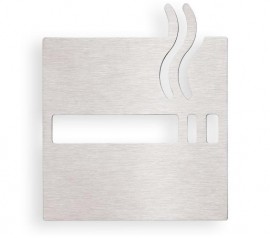 Bemeta hotelový program - Piktogram kouření povoleno 120x120 mm, nerez mat   111022015