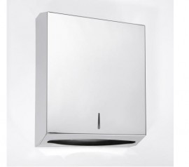 Bemeta hotelový program - Zásobník na papírové ručníky 285x370x105 mm, nerez lesk   113103041
