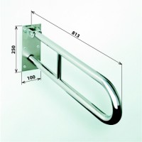 Bemeta HELP madlo sklopné ve tvaru U 813 mm, bílé   301102084