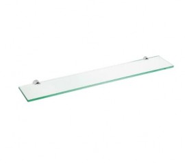 Bemeta ALFA polička bez ohrádky 600x20x120 mm, mléčné sklo   102402242