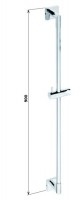 Bemeta BETA sprchová tyč s jezdcem 900 mm, chrom   132114122