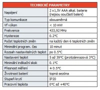 ELEKTROBOCK Termostat  bezdrátový - vysílač BPT710   č. 6710