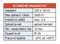 ELEKTROBOCK Spínací hodiny ZS10 - zásuvka manuální s 24 hodinovým cyklem   č. 142