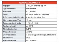 ELEKTROBOCK Řídící pokojová jednotka pro hlavice PH-BHD   č. 1316