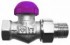 HERZ Termostatický ventil TS-FV 1/2 přímý, fialová krytka   1752367