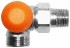 HERZ Termostatický ventil TS-98-V, 1/2 úhlový levý, ukončení G3/4 EUROKONUS, oranžová krytka 1764567