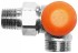 HERZ Termostatický ventil TS-98-V, 1/2 úhlový pravý, ukončení G3/4 EUROKONUS,oranžová krytka 1764667