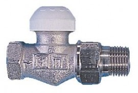 HERZ Termostatický ventil TS-90, 3/4 přímý bez přednastavení, bílá krytka   1772392