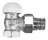 HERZ Termostatický ventil TS-90, 3/8 rohový bez přednastavení, bílá krytka   1772490