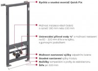 Instalační modul KOLO Technic GT pro závěsný bidet   99403