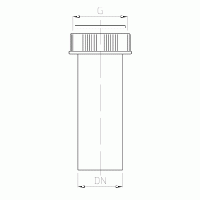 Odtoková trubka matka 5/4", DN 40 s redukcí   EMP0540
