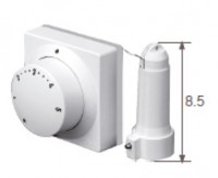 Termostatická hlavice s dálkovým nastavením JAGA (Danfoss) bílá   5090.107