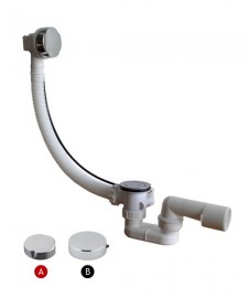 Automatická vanová výpusť, sifon vanový DN40/50, L 70 cm   EVV0057