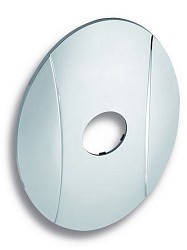 NOVASERVIS METALIA OVAL kryt montážního boxu, chrom   KRYT0050A