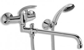 NOVASERVIS METALIA 55 baterie paneláková nástěnná, DN 15, chrom  55036,0
