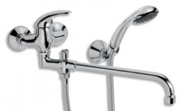 NOVASERVIS METALIA 55 baterie paneláková nástěnná, DN 10, chrom  55037,0