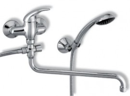 NOVASERVIS METALIA 55 baterie paneláková nástěnná, DN 10, chrom  55075,0