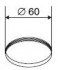 PROTHERM odkouření 5426 - těsnění silikonové, pr. 60 mm  TE3