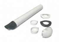 BRILON sada horizontální "turbo" odkouření, DN100/60-750 mm, s kontrolním kolenem   52106102