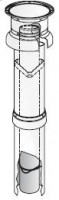 REGULUS odkouření A5021001 - komínek, pr.80/125, černý