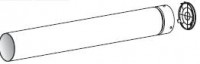 REGULUS odkouření A2011012 - trubka, pr.80, l=1000 mm, sací