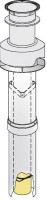 REGULUS odkouření kondenzační A5023177 - komínek, pr.100, pro výfuk, PP, pro tašku s otvorem, pr.100