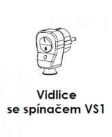 Vidlice se spínačem ELVL   VS1
