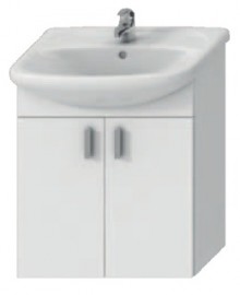 JIKA LYRA PACK skříňka s umyvadlem 65 cm, 2 dveře, bílá   H4519614323001