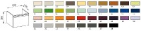 Laufen PRO skříňka pod umyvadlo 510 mm, 1 zásuvka, multicolor   H4830210959991