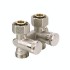 Danfoss radiátorové šroubení uzaviratelné typ H  RLV-K 3/4"vnější-3/4"vnitřní přímé  003L0281