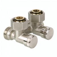 Danfoss radiátorové šroubení uzaviratelné typ H  RLV-K 3/4"vnější-3/4"vnitřní rohové  003L0283