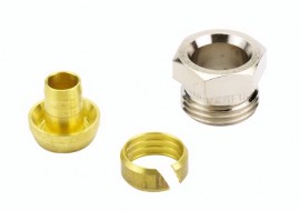 Danfoss svěrné šroubení   1/2" vnější závit 14x2 PEX  013G4144