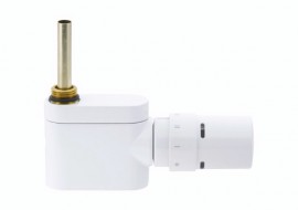 Danfoss sady pro desingové radiátory  VHX bílá  mono přímý-s hlavicí RAX  013G4284