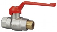 HERZ Kulový kohout VODA - páka, vnitřní-vnější závit, DN40, PN 40   1216005