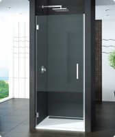 SanSwiss PUR PUR1 sprchové dveře jednokřídlé panty vpravo chrom sklo čiré PUR1DSM21007