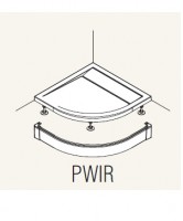 SanSwiss ILA PWIR panel k vaničce přední hliníkový R550 bílá PWIR5509004