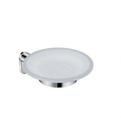 JIKA BASIC držák se skleněnou mýdlenkou, chrom/sklo   H3833A10040001