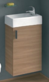 JIKA PETIT skříňka s umývátkem 40 cm, zrcadlo s osvětlením, třešeň   H4535141753081