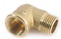 Koleno  1/2   Č.92  MOSAZ   MF - závit vnější - vnitřní   2700F8H040400A